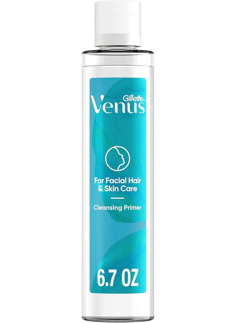 Venus Gillette Venus for Facial Hair & Skin Care Cleansing Primer , Dermatologist Tested 200ml - Image 3